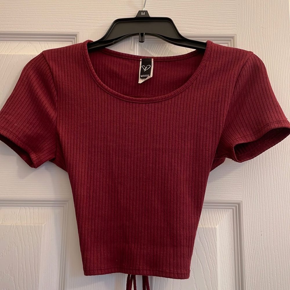 Open Back Crop Top
